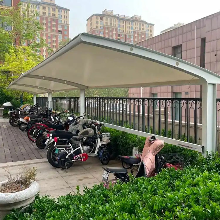 安阳膜结构电动车棚